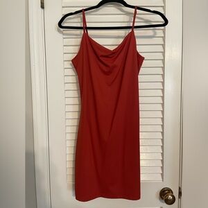 Forever 21 Slip Dress in burnt orange